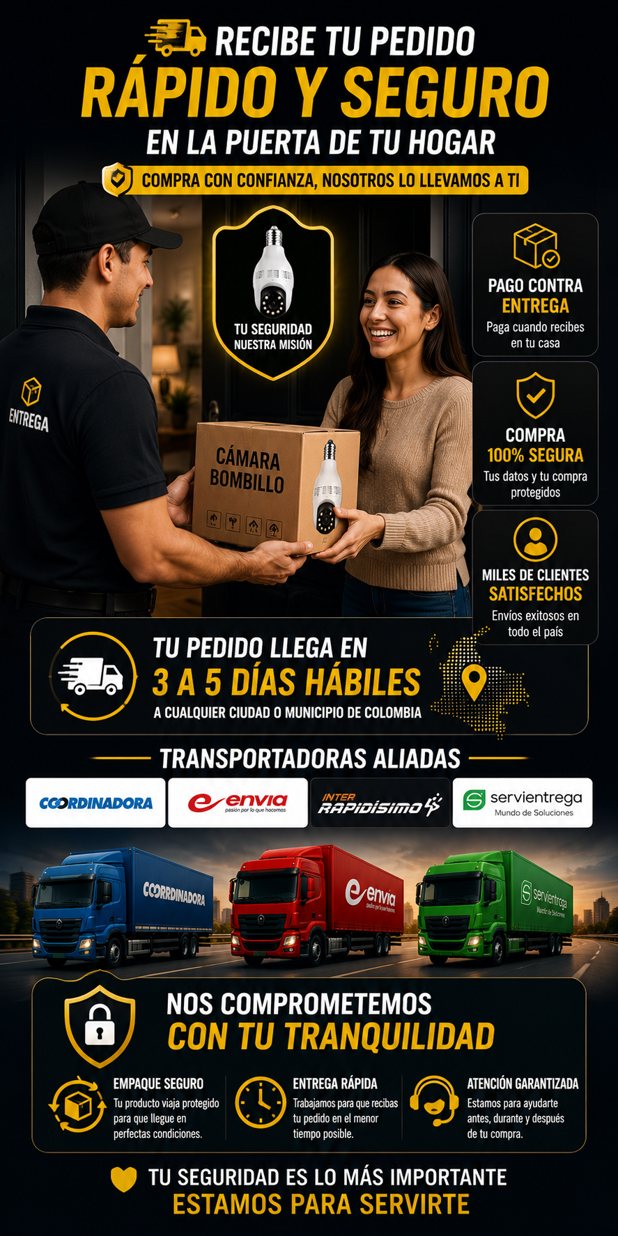CAMARA BOMBILLO SAFEHOME 360º