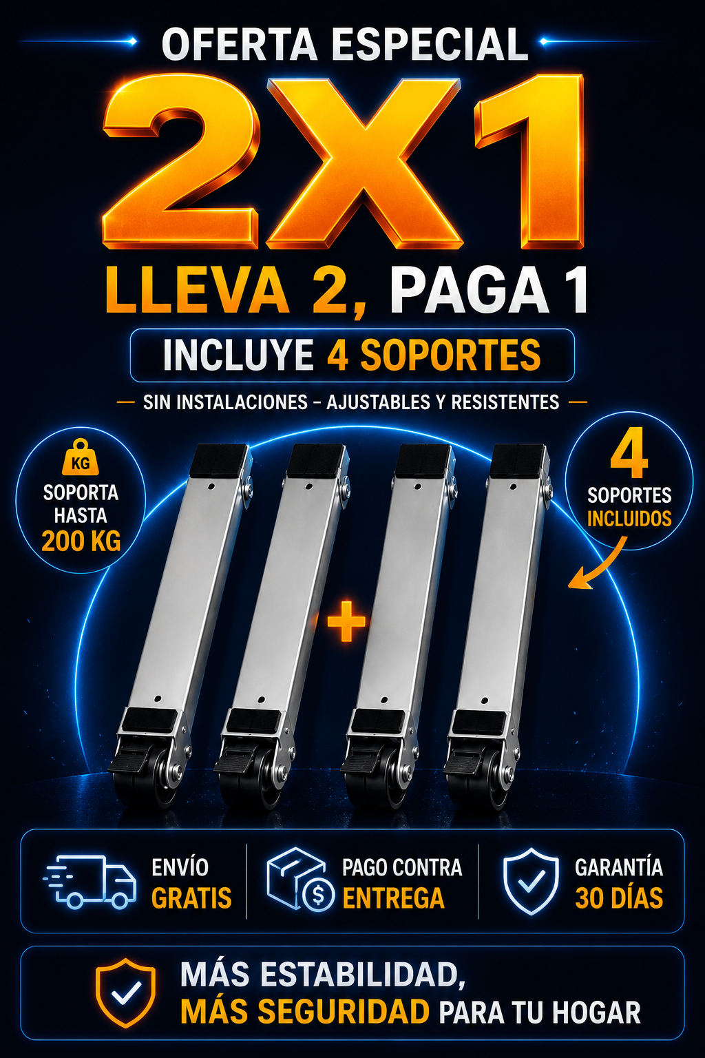 PROMO 2x1 par de Soportes MoveMaster™