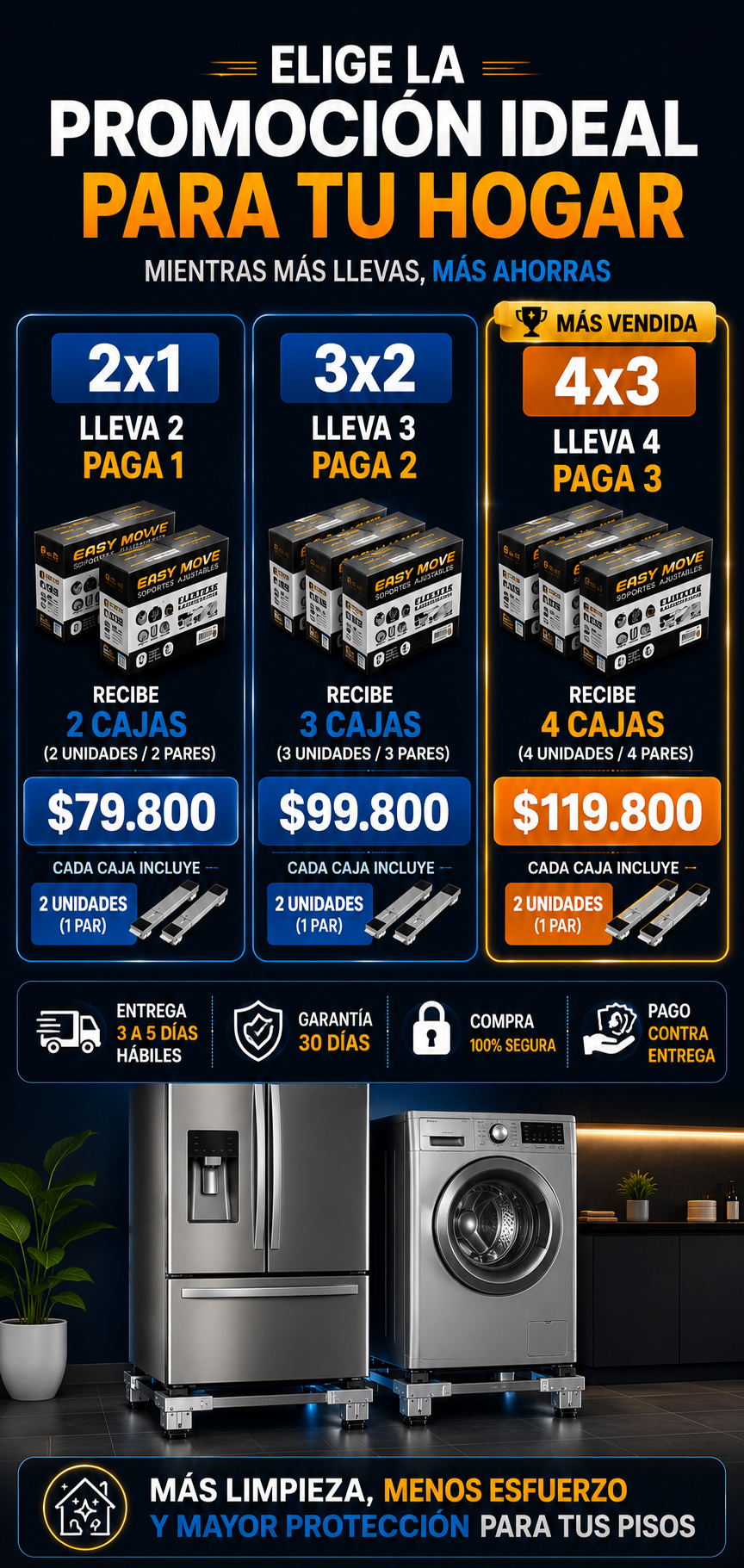 PROMO 2x1 par de Soportes MoveMaster™