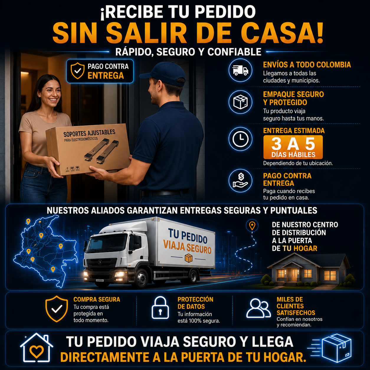 PROMO 2x1 (4) Soportes con ruedas MoveMaster™