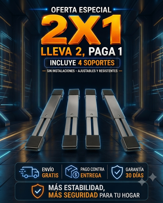 PROMO 2x1 (4) Soportes con ruedas MoveMaster™
