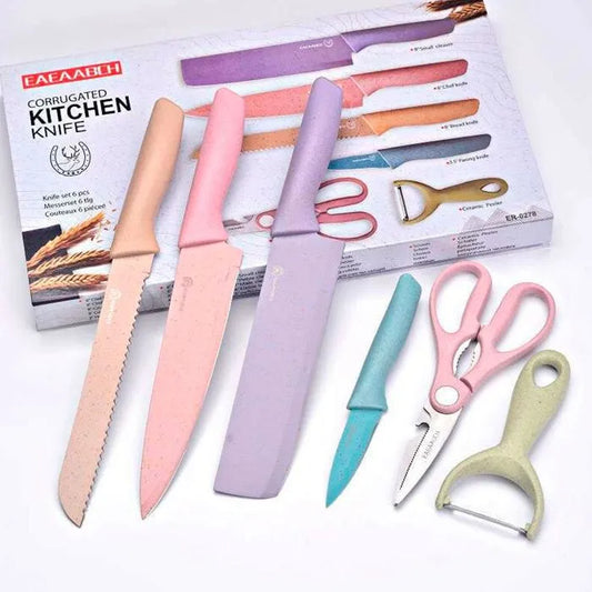 SET DE CUCHILLOS X 6 PIEZAS